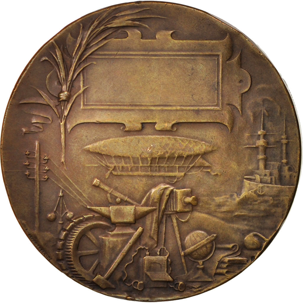 France, Medal, Exposition de Paris, Politics, Society, War, 1900, Lemaire