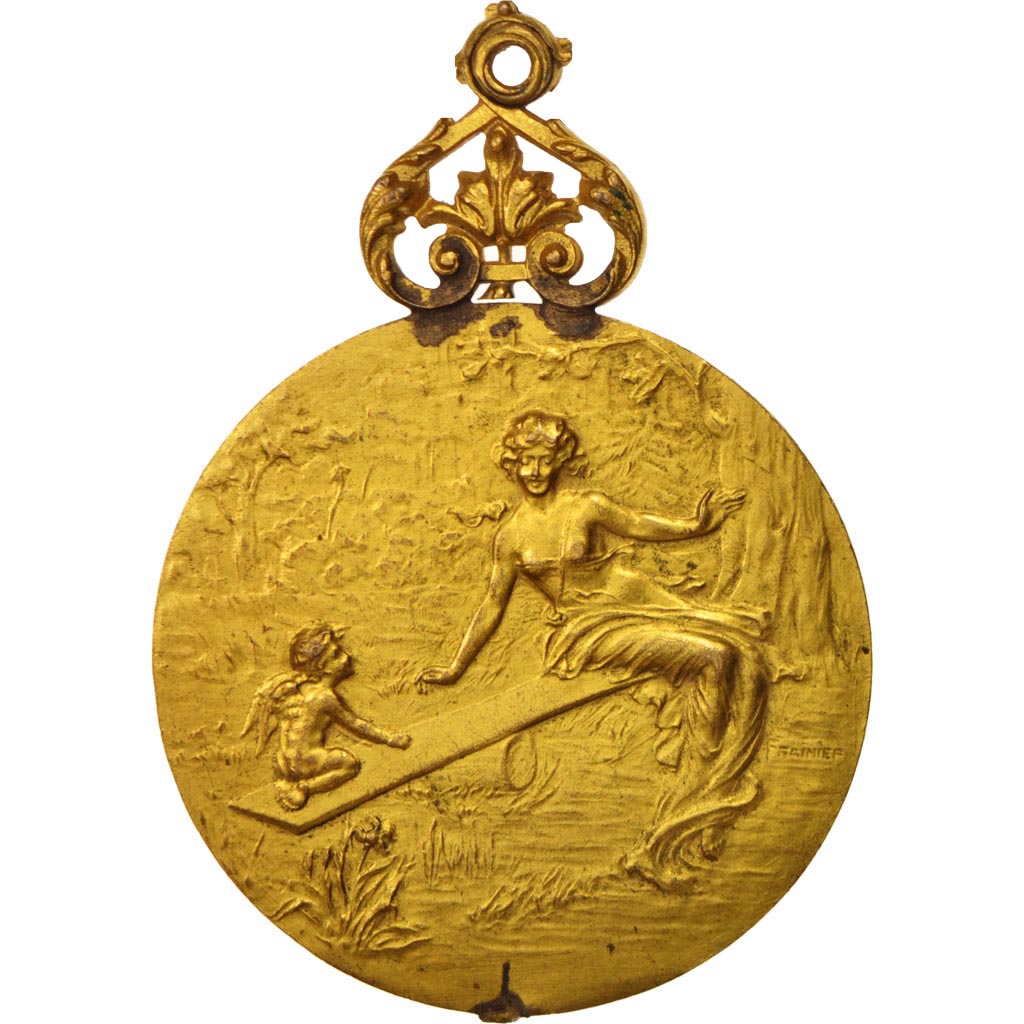 Frankrijk, Medal, Unknown artistic medal, Flora, XIXth Century, Fraisse, PR