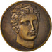 Francia, Medal, Euterpe, muse de la musique, Arts & Culture, MBC+, Bronce