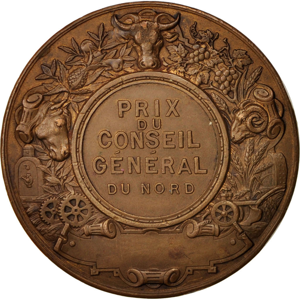 Francia, Medal, Prix du Conseil Général du Nord, Politics, Society, War