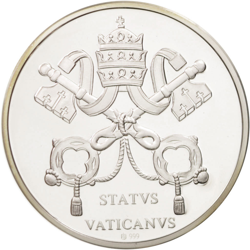Vatican, Medal, Jean-Paul II, Religions & beliefs, 2005, MS(65-70), Silver
