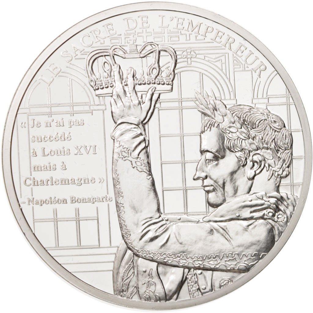 Frankrijk, Medal, La vie de Napoléon Bonaparte, le Sacre de l'Empereur