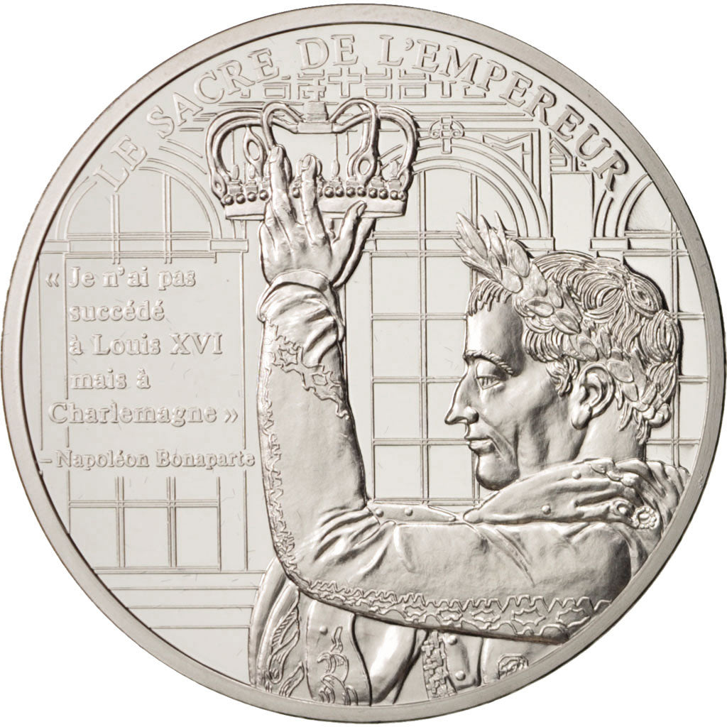 Frankrijk, Medal, La vie de Napoléon Bonaparte, le Sacre de l'Empereur