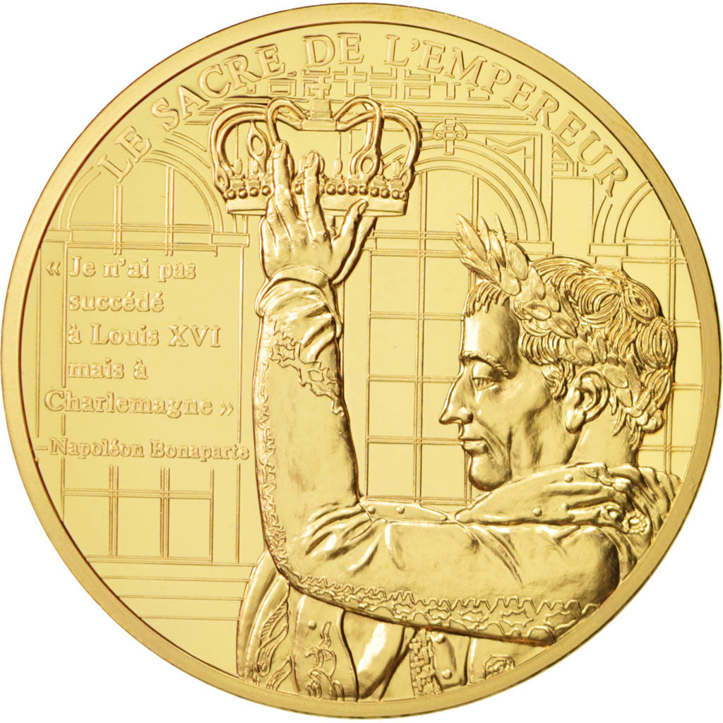 Frankrijk, Medal, La vie de Napoléon Bonaparte, le Sacre de l'Empereur