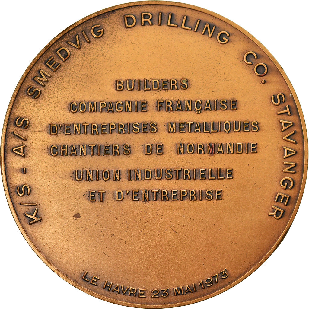 France, Médaille, Norrig V West-Venture, Entreprises Métalliques, Chantiers de