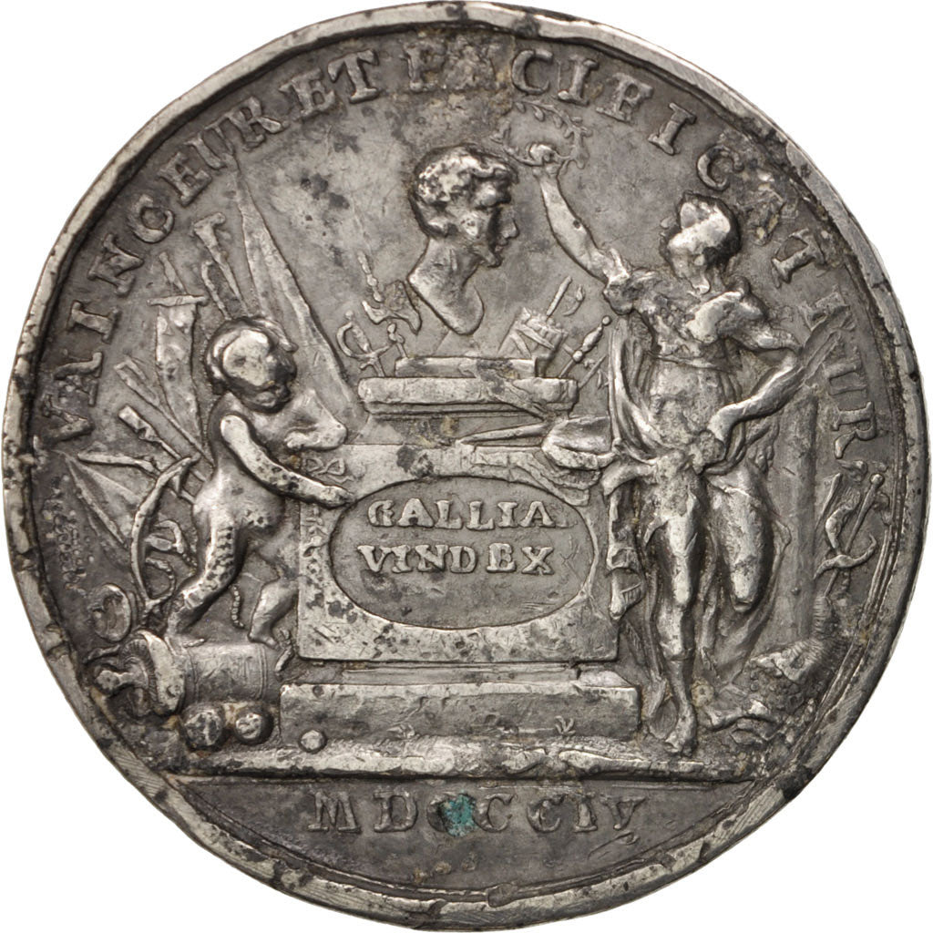 France, Medal, Napoléon Bonaparte, History, 1804, EF(40-45), Tin