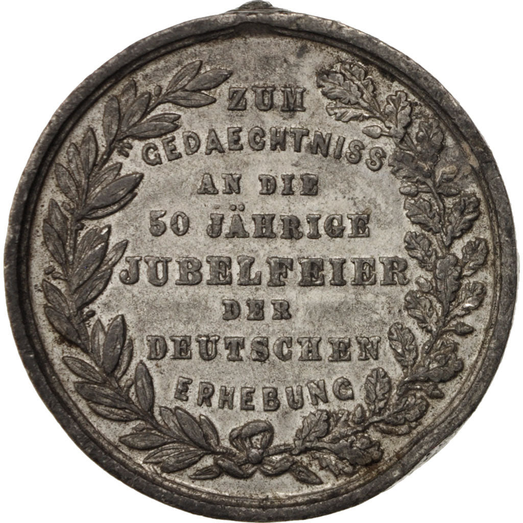 Germany, Medal, 50th german uprising anniversary, History, EF(40-45), Tin