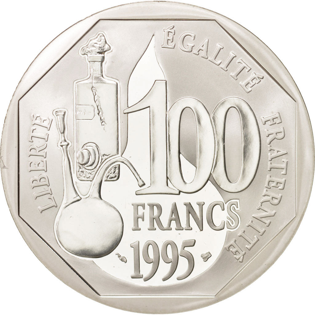 France, 100 Francs, 1995, Paris, MS(65-70), Silver, KM:1134