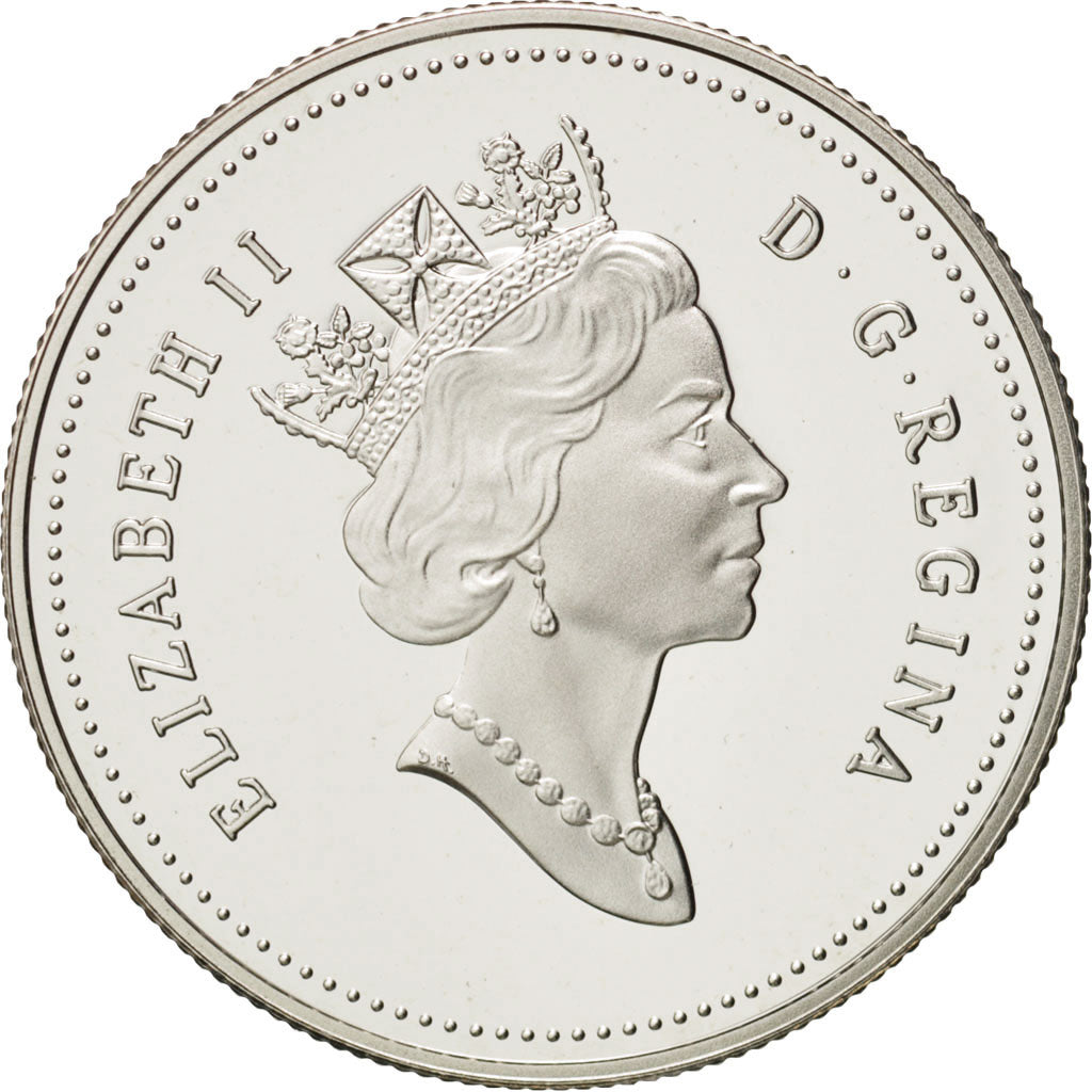 Coin, Canada, Elizabeth II, 50 Cents, 1996, Royal Canadian Mint, Ottawa