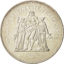 France, Hercule, 50 Francs, 1976, Paris, AU(55-58), Silver, KM:941.1