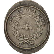 France, Jeton, Mines du Vieux Condé, Jeton de Mineur, XIX Century, TTB+, Cuivre
