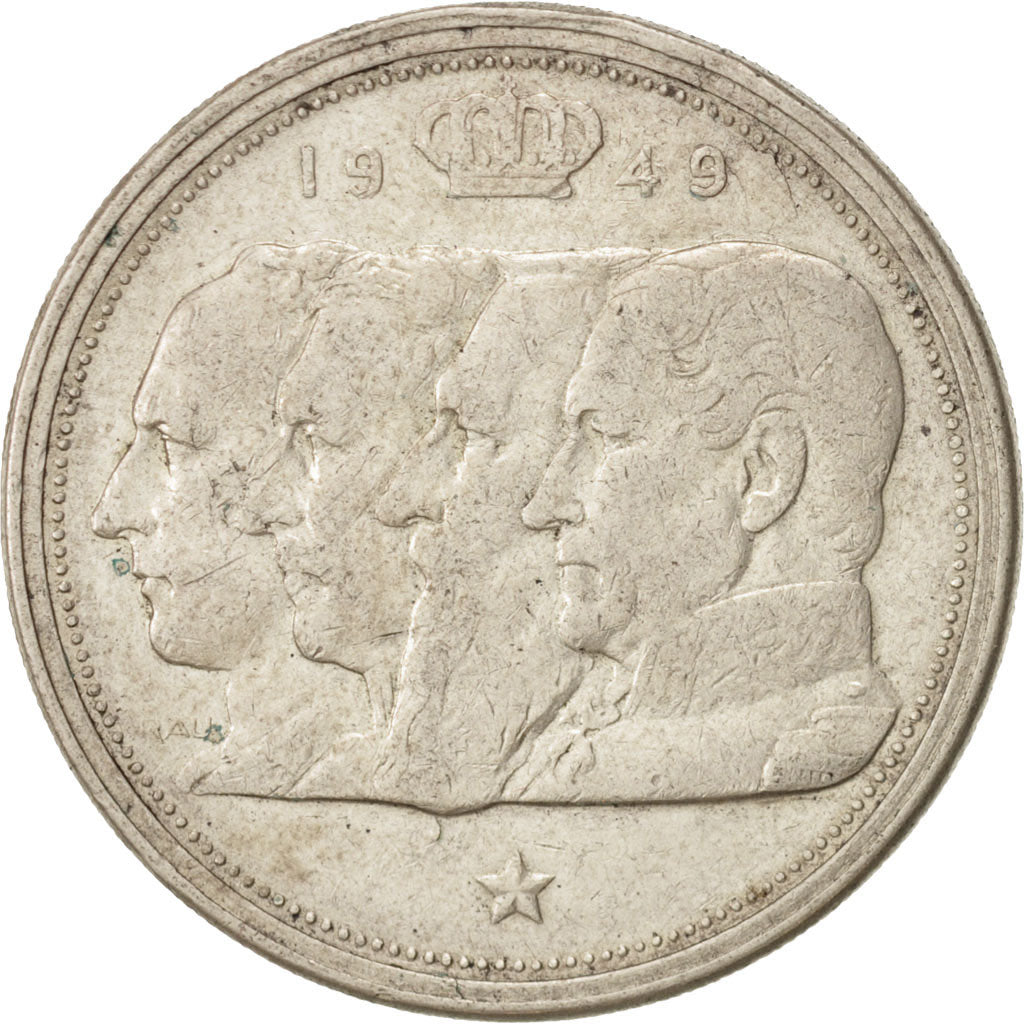 Coin, Belgium, 100 Francs, 100 Frank, 1949, VF(30-35), Silver, KM:139.1