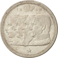 Coin, Belgium, 100 Francs, 100 Frank, 1949, VF(30-35), Silver, KM:139.1