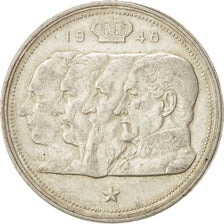 Belgium, 100 Francs, 100 Frank, 1948, EF(40-45), Silver, KM:139.1