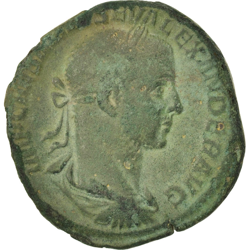 Severus Alexander, Sesterzio, 226, Rome, Bronzo, MB+, RIC:440d