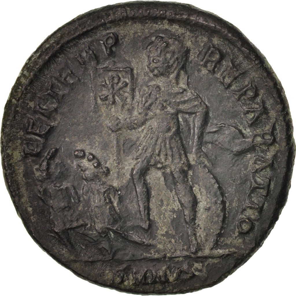 Coin, Constantius II, Nummus, 348-351, Nicomedia, AU(55-58), Copper, RIC:VIII 67