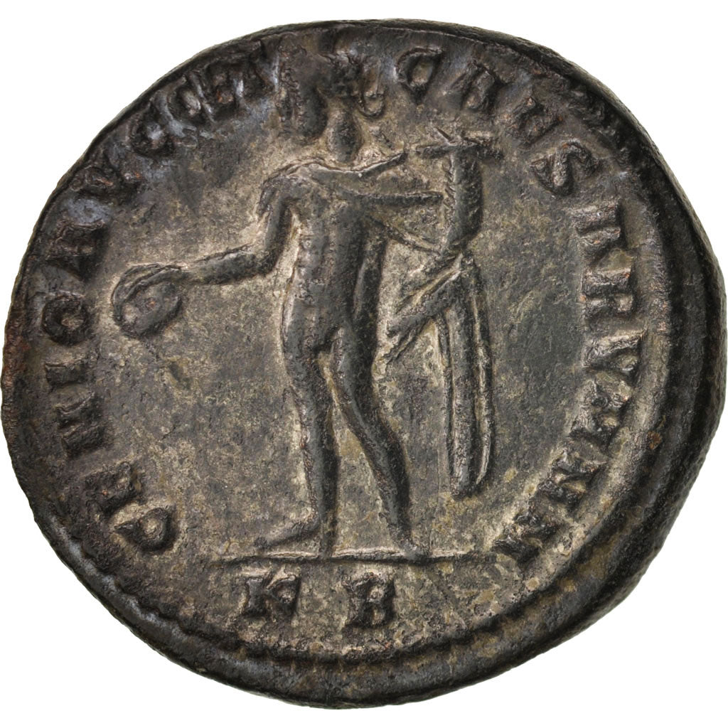 Moneda, Constantius I, Follis, 297-299, Kyzikos, EBC, Cobre, RIC:VI 9a
