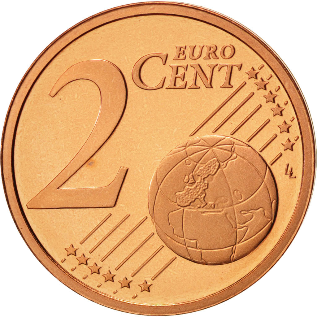 San Marino, 2 Euro Cent, 2008, MS(65-70), Copper Plated Steel, KM:441