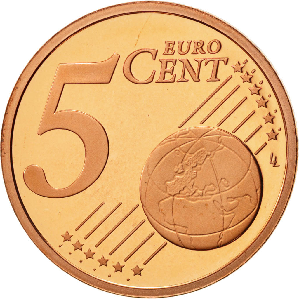 San Marino, 5 Euro Cent, 2008, MS(65-70), Copper Plated Steel, KM:442