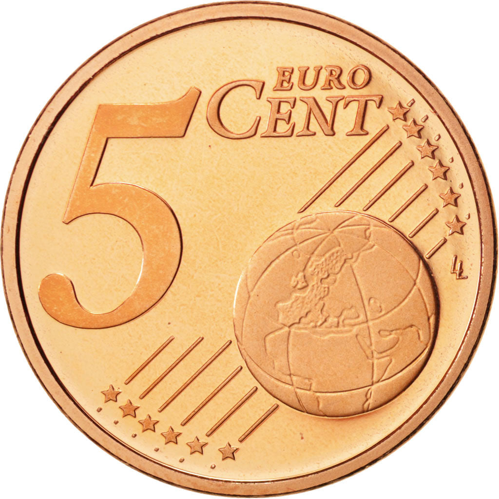 San Marino, 5 Euro Cent, 2008, MS(65-70), Copper Plated Steel, KM:442