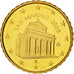 San Marino, 10 Euro Cent, 2008, MS(65-70), Brass, KM:482