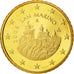 San Marino, 50 Euro Cent, 2008, FDC, Latón, KM:484