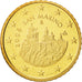 San Marino, 50 Euro Cent, 2008, MS(65-70), Brass, KM:484