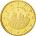 San Marino, 50 Euro Cent, 2008, Rome, MS(65-70), Mosiądz, KM:484