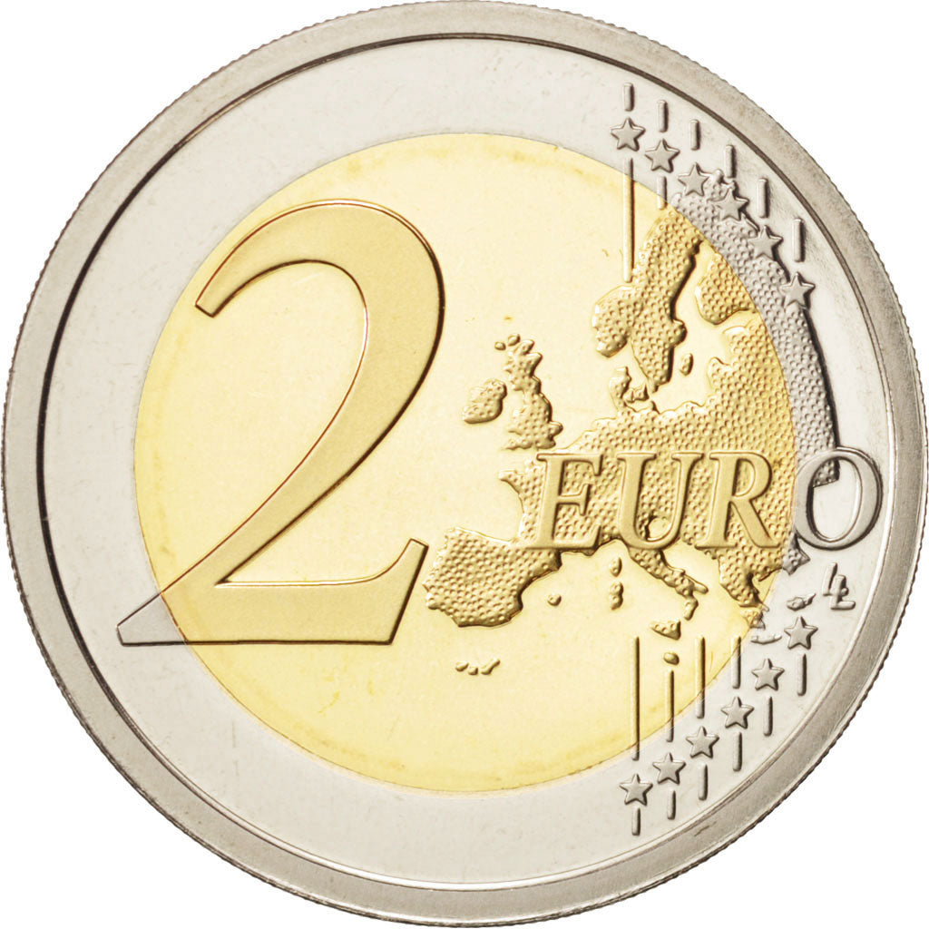 San Marino, 2 Euro, 2008, MS(65-70), Bi-Metallic, KM:486