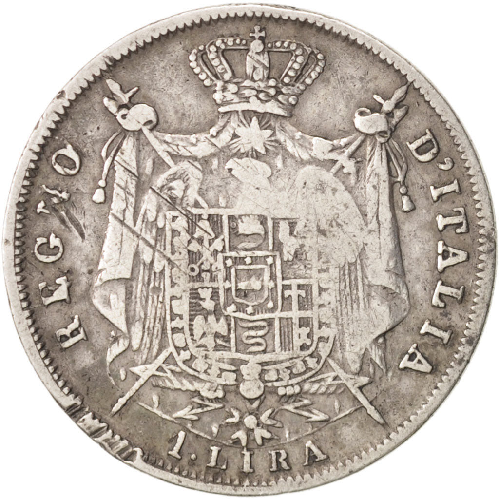 Coin, ITALIAN STATES, KINGDOM OF NAPOLEON, Napoleon I, Lira, 1811, Bologna
