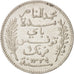 Tunisia, Muhammad al-Nasir Bey, Franc, 1916, Paris, AU(50-53), Silver, KM:238