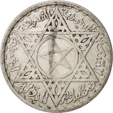 Morocco, Mohammed V, 100 Francs, 1953, Paris, EF(40-45), Silver, KM:52