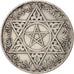 Morocco, Mohammed V, 200 Francs, 1953, Paris, AU(50-53), Silver, KM:53