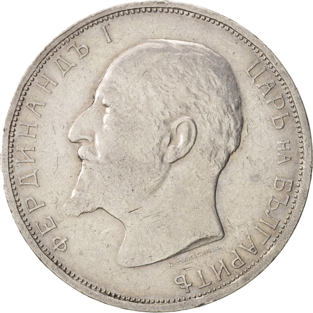 Bulgarie, 2 Leva, 1913, TTB+, Argent, KM:32