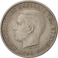 Coin, Greece, Constantine II, Drachma, 1966, EF(40-45), Copper-nickel, KM:89