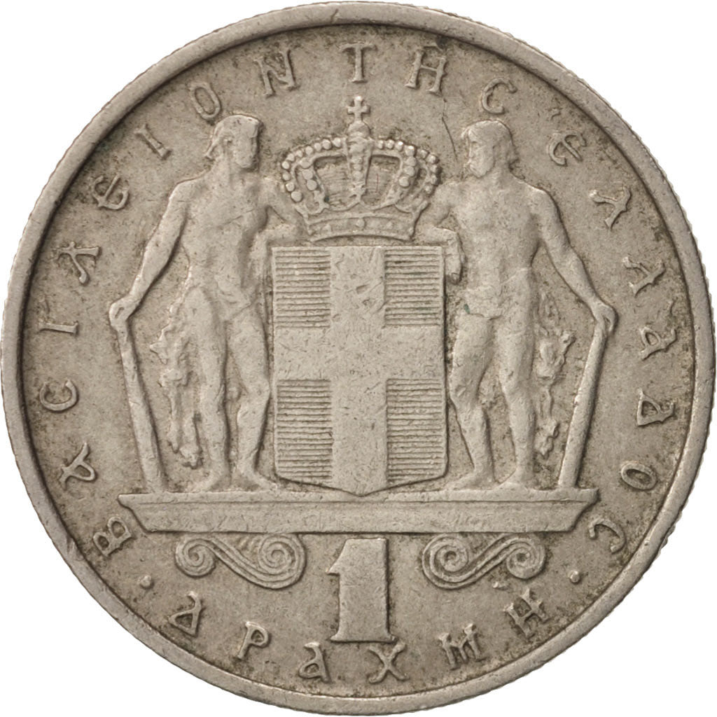 Coin, Greece, Constantine II, Drachma, 1966, EF(40-45), Copper-nickel, KM:89