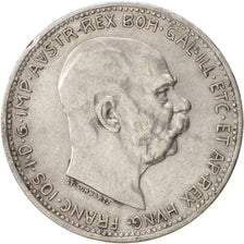 Monnaie, Hongrie, Franz Joseph I, Korona, 1916, TTB, Argent, KM:492