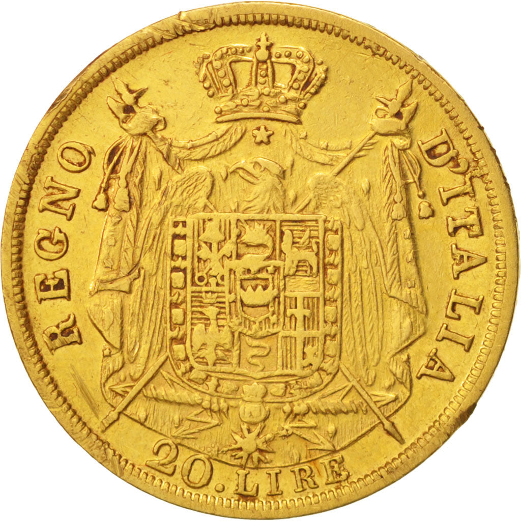 Coin, ITALIAN STATES, KINGDOM OF NAPOLEON, Napoleon I, 20 Lire, 1813, Milan
