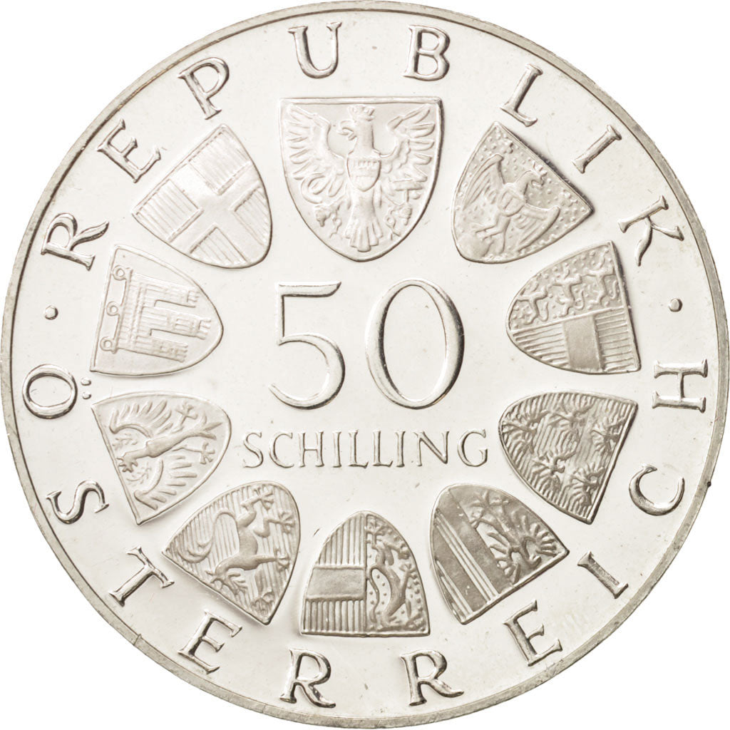 Austria, 50 Schilling, 1974, Vienne, MS(65-70), Silver, KM:2919