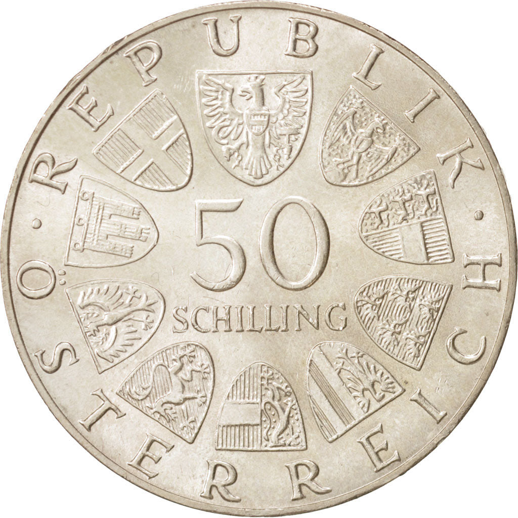 Austria, 50 Schilling, 1974, Vienne, MS(65-70), Silver, KM:2921