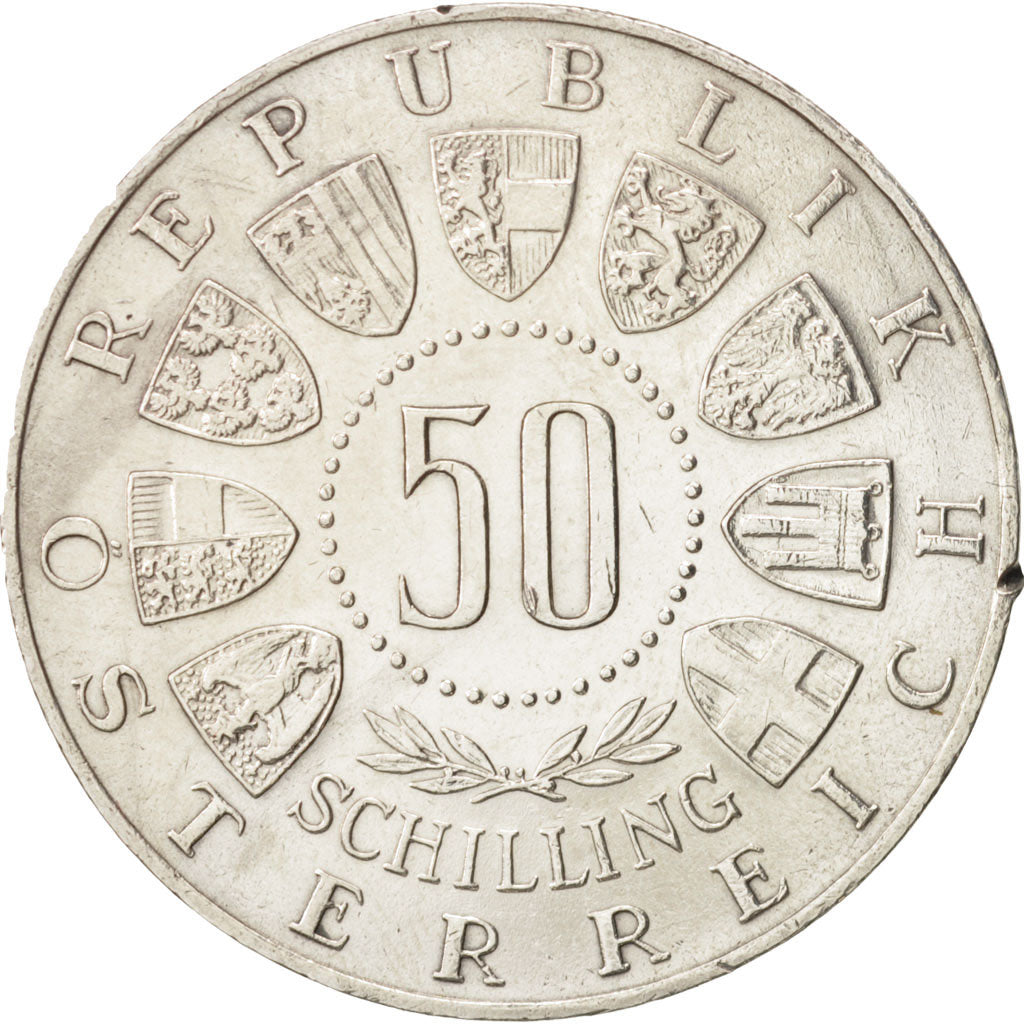 Austria, 50 Schilling, 1963, Vienne, AU(55-58), Silver, KM:2894