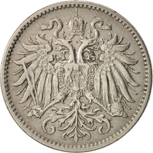 Moneda, Austria, Franz Joseph I, 10 Heller, 1893, Vienne, MBC+, Níquel, KM:2802