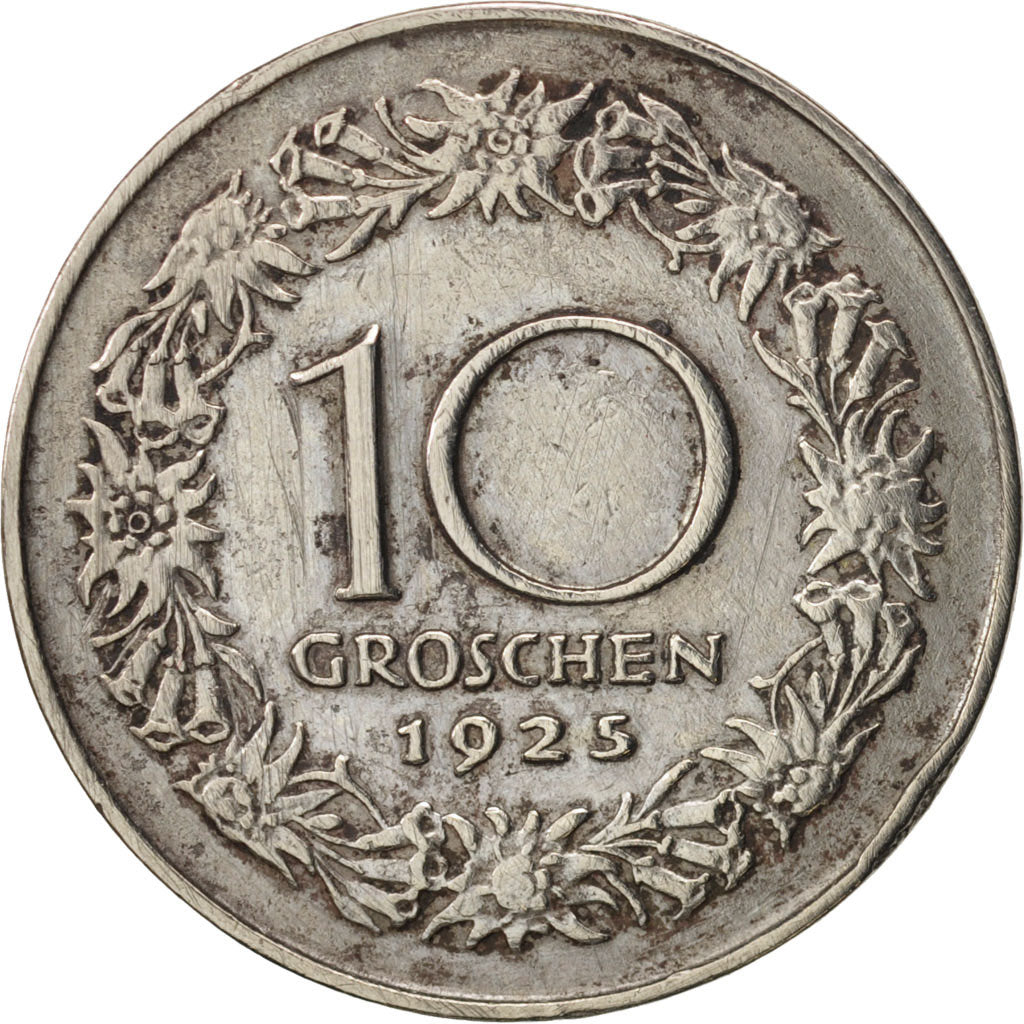 Coin, Austria, 10 Groschen, 1925, Vienne, VF(30-35), Copper-nickel, KM:2838
