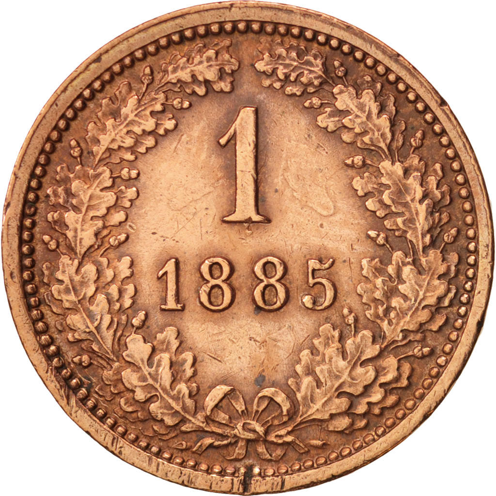 Österreich, Franz Joseph I, Kreuzer, 1885, SS+, Copper, KM:2187