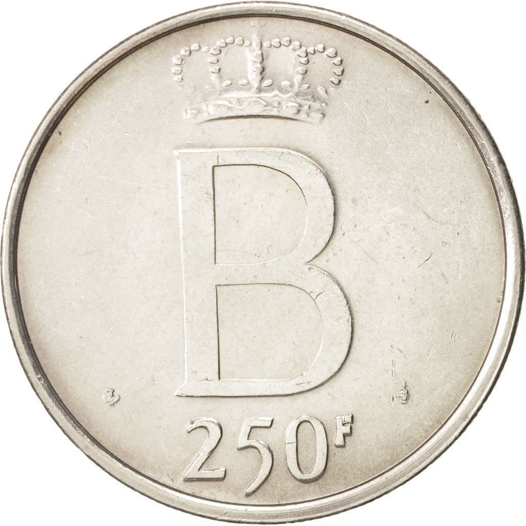 Coin, Belgium, 250 Francs, 250 Frank, 1976, Brussels, AU(55-58), Silver