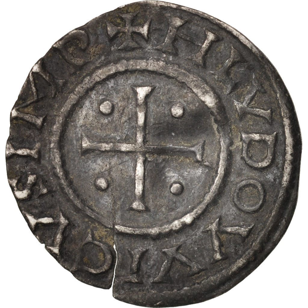France, Louis Le Pieux, Denarius, 814-840, EF(40-45), Silver, Depeyrot:1179