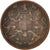 Moneda, INDIA BRITÁNICA, 1/4 Anna, 1835, Calcutta, BC+, Cobre, KM:446.2