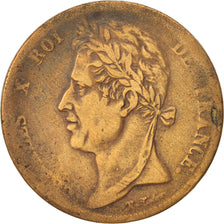 Colonies françaises, Charles X, 5 Centimes, 1830, Paris, TB, Bronze, KM:10.1