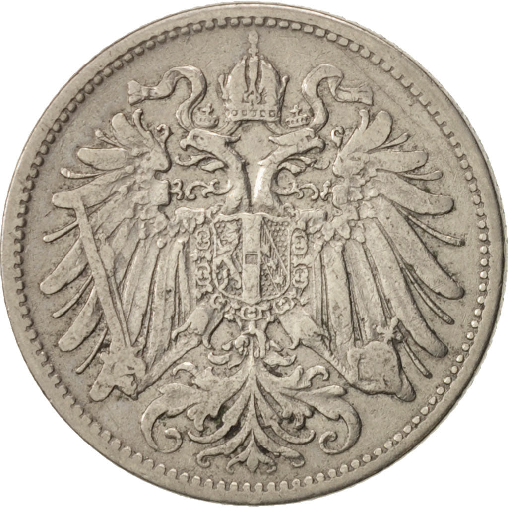 Österreich, Franz Joseph I, 20 Heller, 1893, SS+, Nickel, KM:2803