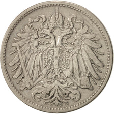 Österreich, Franz Joseph I, 20 Heller, 1893, SS+, Nickel, KM:2803